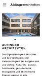 Mobile Screenshot of aldingerarchitekten.de